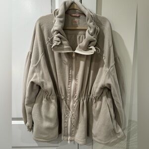 Free People Movement fleece jacket, size XL. Zipper and high collar